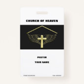 Gold Cross Wing Badge (Voorkant)