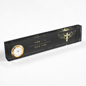 Gold Cross Wing Naambordje