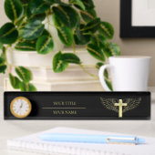 Gold Cross Wing Naambordje