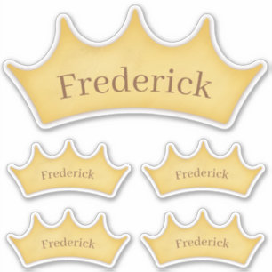 Gold Crown 5 Kinder labels en Baby labels met pers