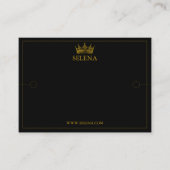 Gold Crown Armband Display Kaart Plaatskaartje (Voorkant)