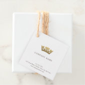 Gold Crown Bedankjes Labels (In situ)