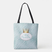 Gold Crown Custom Pageant Canvas tas (Achterkant)