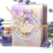 Gold Crown naam website bedrijf Sticker