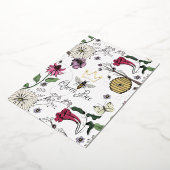 Gold Crown Queen Bee Mama Jij Regel Moederdag Folie Feestdagenkaart (Gedraaid)