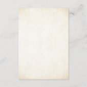 Gold Crown Sprookjeshuwelijk Advieskaart (Achterkant)