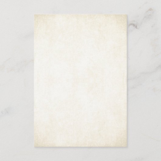 Gold Crown Sprookjeshuwelijk Advieskaart (Achterkant)