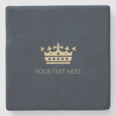 Gold Crown Stenen Onderzetter (Voorkant)