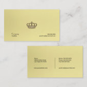 Gold Crown Visitekaartje (Voorkant / Achterkant)
