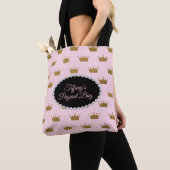 Gold Crowns Pageant Canvas tas (Dichtbij)