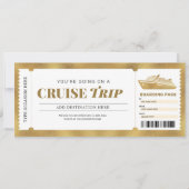 Gold Cruarding Pass Travel Toucher Kaart (Voorkant)