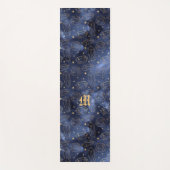 Gold Crystal Galaxy Celestial herdenkingen avond Yogamat (Voorkant)
