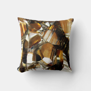 Gold Crystal Mineral Stone Kussen
