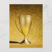Gold Cup Trophy Briefkaart (Voorkant)