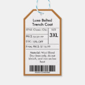 Gold Custom Logo Small Business Korting Prijs Labe Cadeaulabel