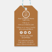 Gold Custom Logo Small Business Korting Prijs Labe Cadeaulabel