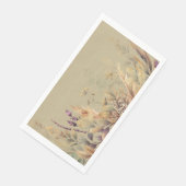 Gold Custom Monogram Herfst Foliage Paper Servet (Hoek)