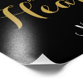 Gold Cut in logement memory sign Foto Afdruk (Hoek)