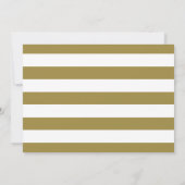 Gold Cute Calligraphy Het is een Boy Baby shower Kaart (Achterkant)