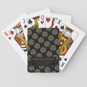 Gold D20-patroon   Tabletop rollenspeler Hartelijk Pokerkaarten