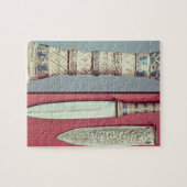 Gold dagger en sheath, Tutankhamun Treasure, c.13 Legpuzzel (Horizontaal)