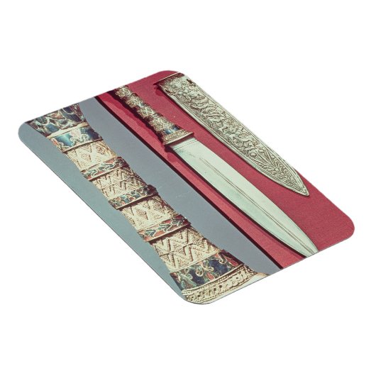 Gold dagger en sheath, Tutankhamun Treasure, c.13 Magneet (Rechterzijde)