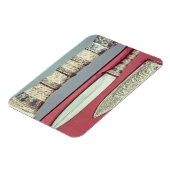 Gold dagger en sheath, Tutankhamun Treasure, c.13 Magneet (Linkerzijde)