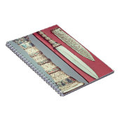 Gold dagger en sheath, Tutankhamun Treasure, c.13 Notitieboek (Rechterzijde)