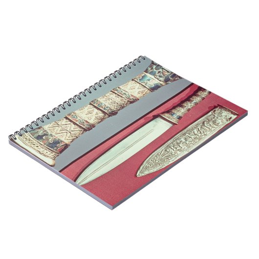 Gold dagger en sheath, Tutankhamun Treasure, c.13 Notitieboek (Linkerzijde)