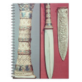 Gold dagger en sheath, Tutankhamun Treasure, c.13 Notitieboek (Voorkant)