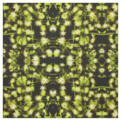 Gold Daisy Fabric Stof (Swatch)