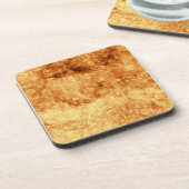 Gold Daisy Reflections Drankjes Onderzetter (Linkerzijde)