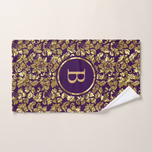 Gold Damask Bad Handdoek (Handdoek)