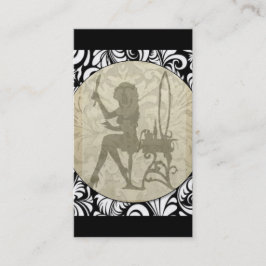 Gold  Damask Divine Elegance Visitekaartje