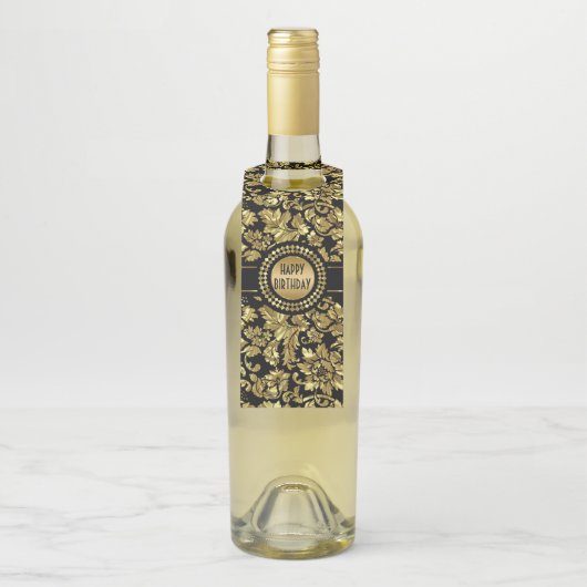 Gold Damask Flessenhanger (Op fles)