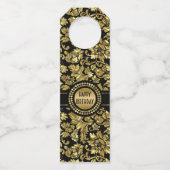 Gold Damask Flessenhanger (Achterkant)