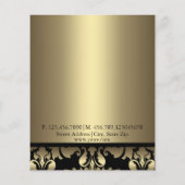 Gold Damask Flyer (Achterkant)
