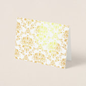 Gold Damask Folie Kaarten (Voorkant)