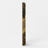 Gold Damask Girly Shiny Elegant Persoonlijke naam Case-Mate iPhone Case (Achterkant/links)