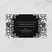 GOLD Damask Hair Salon Stylist Visitekaartje (Achterkant)