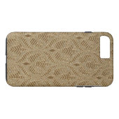 Gold Damask iPhone 7 plus zwaar Hoesje (Achterkant (Horizontaal))