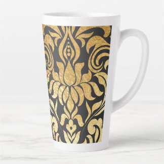 Gold Damask (matching journal available) Latte Mok