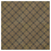 Gold Damask Medallion Pattern Stof (Swatch)
