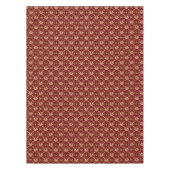  Gold Damask op Bourgogne Tafelkleed (Voorkant)
