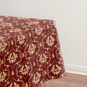  Gold Damask op Bourgogne Tafelkleed (Voorbeeld)