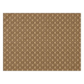  Gold Damask op Brown Tafelkleed (Voorkant (Horizontaal))