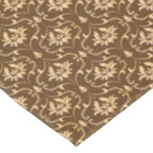  Gold Damask op Brown Tafelkleed (Gekanteld)