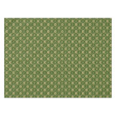  Gold Damask over Forest Green Tafelkleed (Voorkant (Horizontaal))