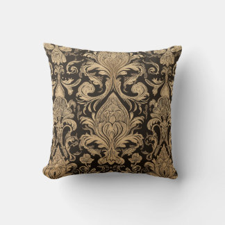 Gold Damask Pattern-Sierkussen Kussen