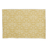 Gold Damask Print Kussensloop Set (Voorkant-Links)